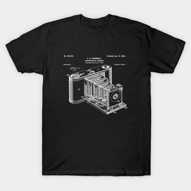Kodak Brownie Camera 1902 T-Shirt by vokoban